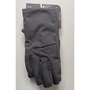 Swiss Tech Men's 3M Gray Thinsulate Softshell Gloves Touch Screen Size L/XL NWT